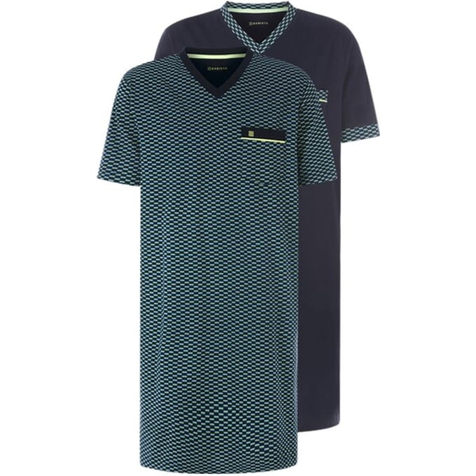 Twin pack nachthemd HOIMAR donkerblauw