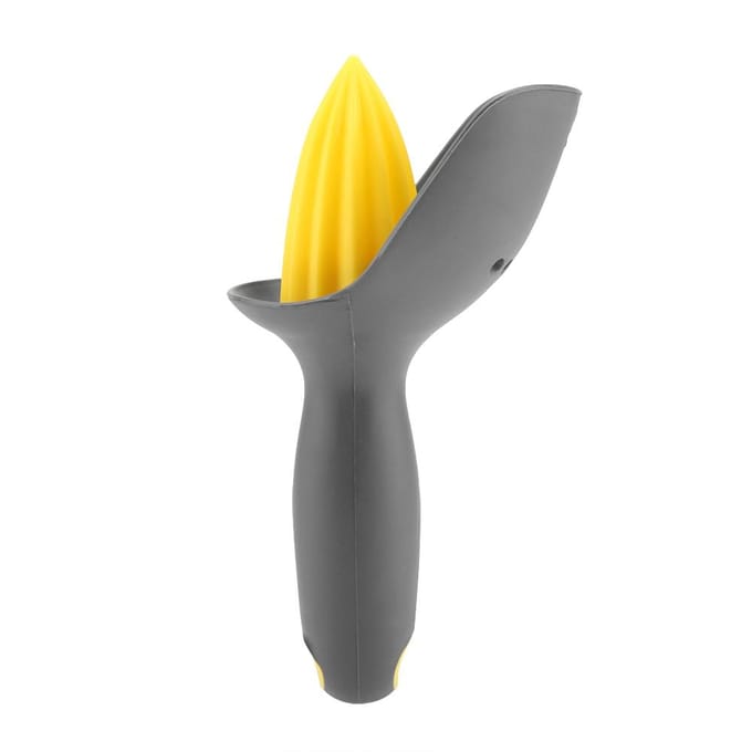 Mini presse-citron manuel ergonomique pour citron vert et orange (Noir) gray