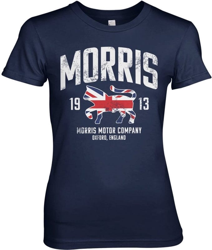 Morris Motor Company Girly Tee dames-T-shirt marineblauw