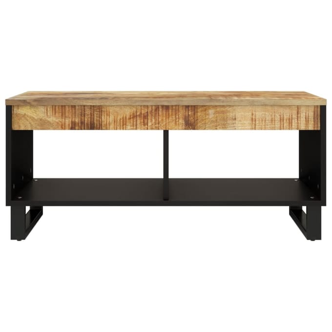 vidaXL - Salontafel - 90x50x40 - cm - massief - mangohout