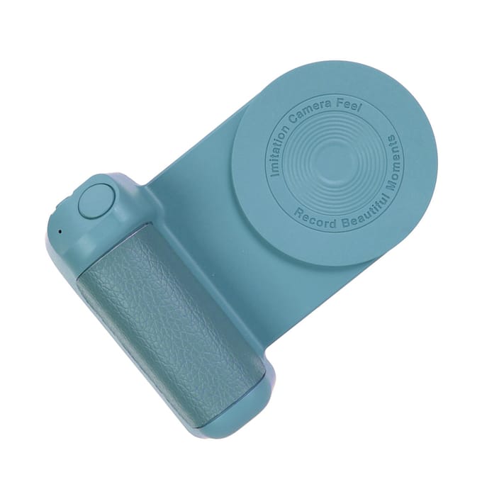 Magnetische Camera Handgreep Bluetooth Beugel Smartphone Handgreep Foto Houder Bluetooth Draadloze Afstandsbediening donkerblauwe kleur