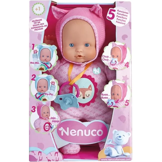 Babypop Nenuco Little Fox Famosa (30 cm) Roze