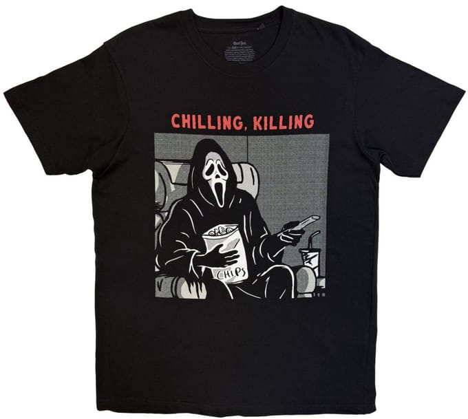 Scream Ghostface - Chilling, Killing Heren Tshirt - M - Zwart