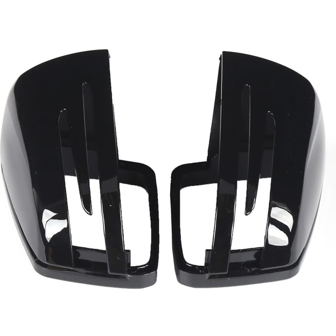 Paar Zwarte Zijspiegelkappen Vervanging voor Mercedes Benz A B C E CLA CLA GLA GLK Klasse black