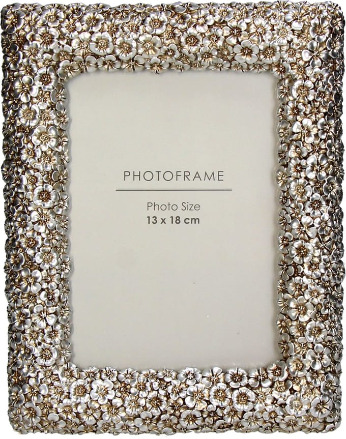HD Collection Fotolijst Bloemen Polyresin 13x18cm