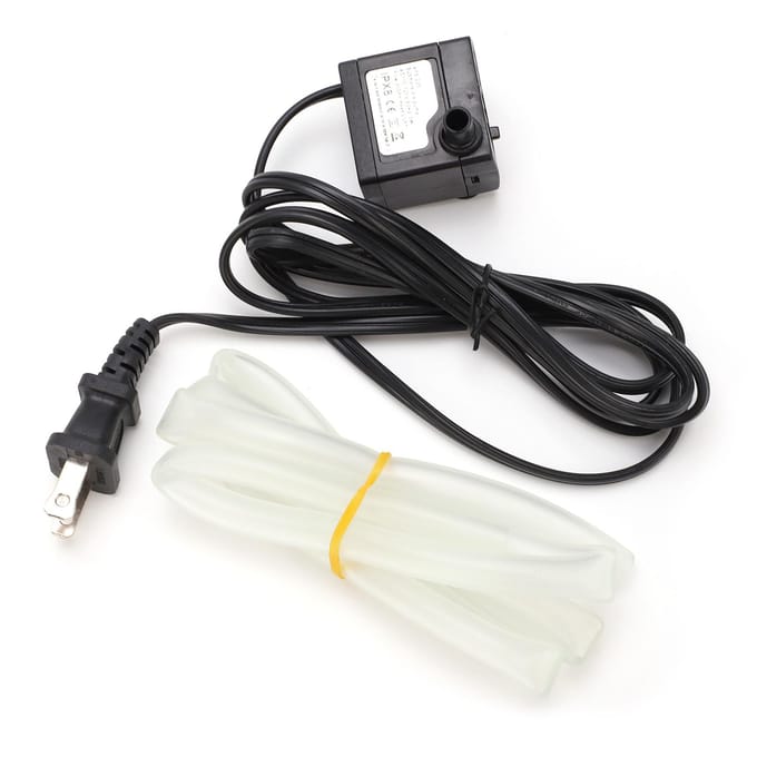 Mini Onderdompelpomp 3W 80GPH Stil met 3,3ft Slang voor Aquarium AC black