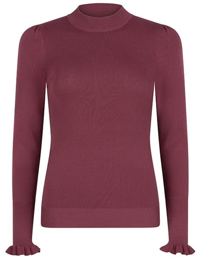 Lofty Manner Trui Sweater Justine 309 Mauve Pink Dames Maat - S
