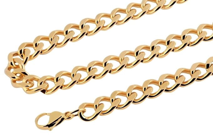 AKZENT Akzent unisex ketting Jonte, goudkleurig, duurzaam