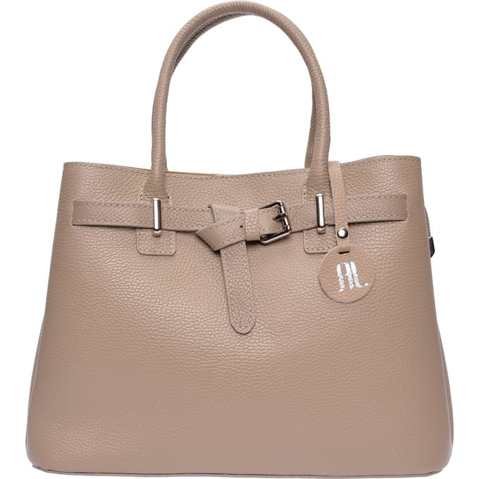 Anna Luchini Beige Rundleer Tas