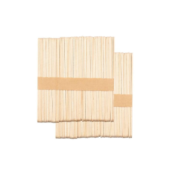 Wax Applicator Sticks - Houten Spatels - 100 Stuks - Voor Wax & Precisiewerk