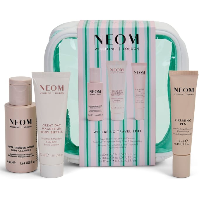 NEOM Wellbeing Travel Edit