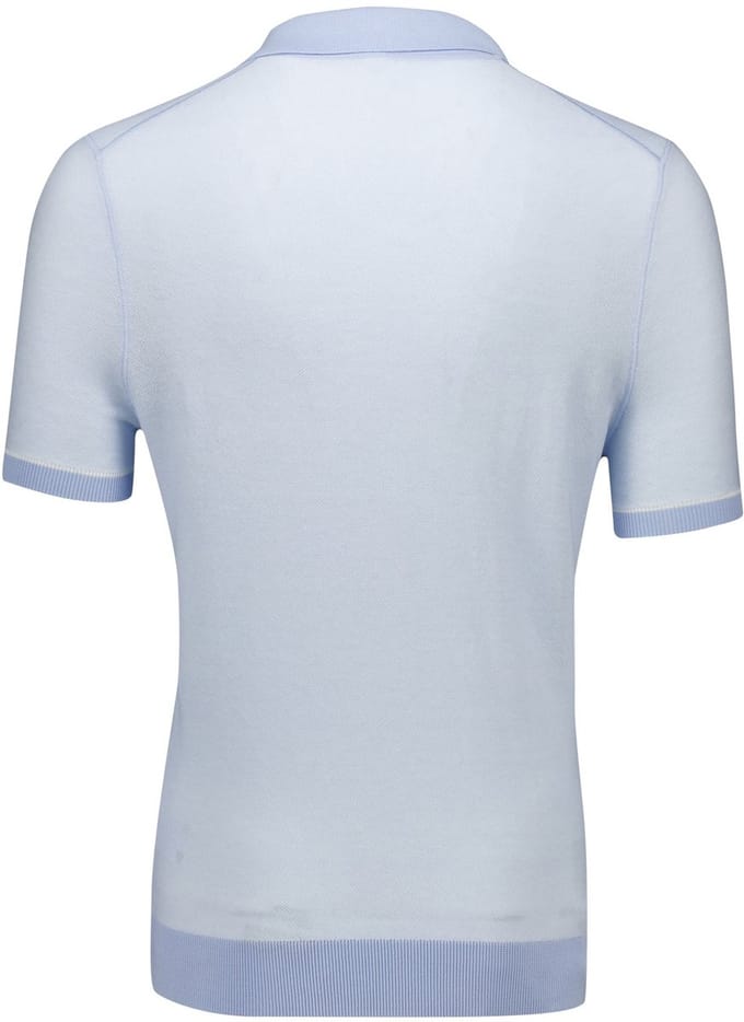 Hugo Boss poloshirt korte mouw lichtblauw