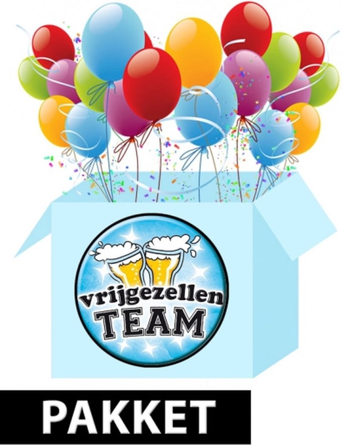 Vrijgezellenfeest pakket voor 8 heren