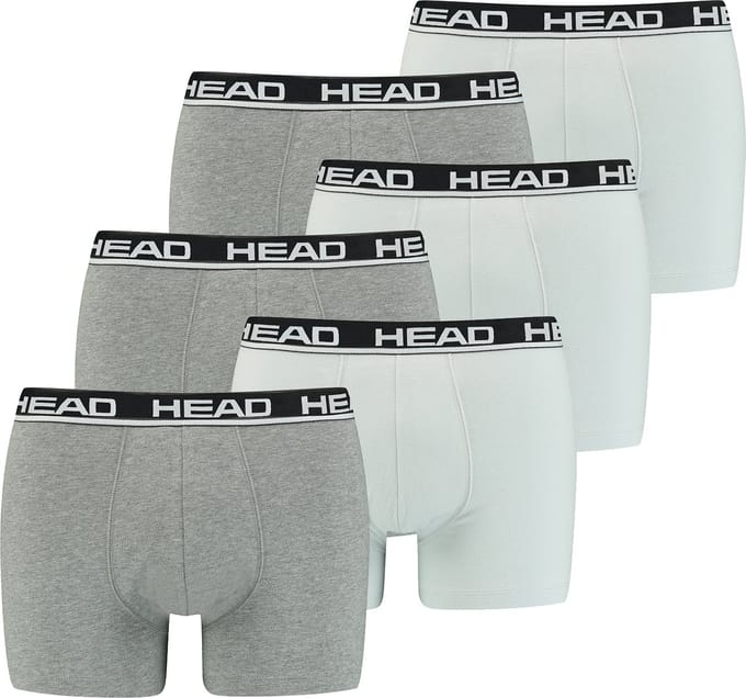 BOXERS Set van 6 Head Basic Boxerbroeken voor heren, Shorts, ondergoed, ondergoed