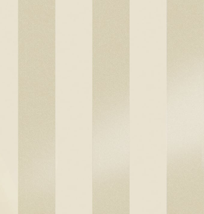 Laura Ashley Lille Pearlescent Stripe Behang - Streep - 10mx52cm - Geel