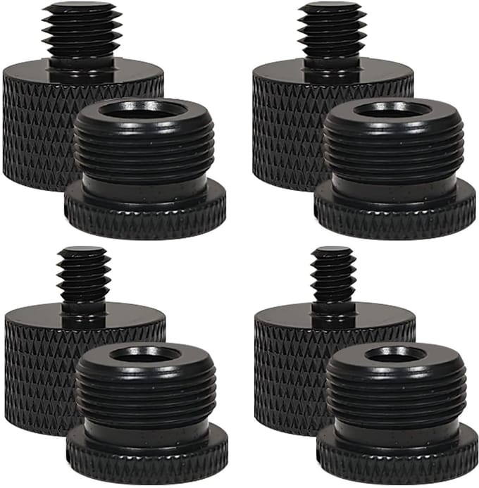 Dailygoods- Adapter Set 8 Stks - Schroefdraadadapter - Microfoon - Camera - Statief - Duurzaam Aluminium