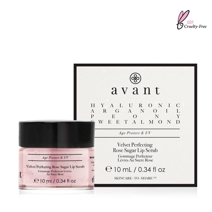 Avant Age Protect & UV Velvet Perfecting Rose Sugar Lip Scrub