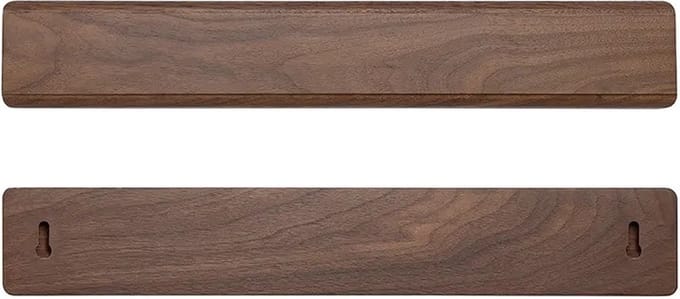 XinZuo Magnetische Messenhouder - Magneetstrip voor messen - Walnoothout - 40 cm