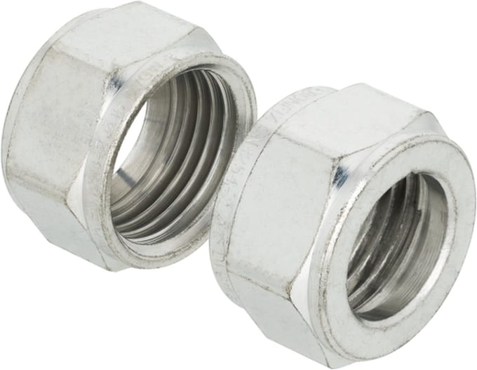 Knelmoer 15mm 2st Chroom