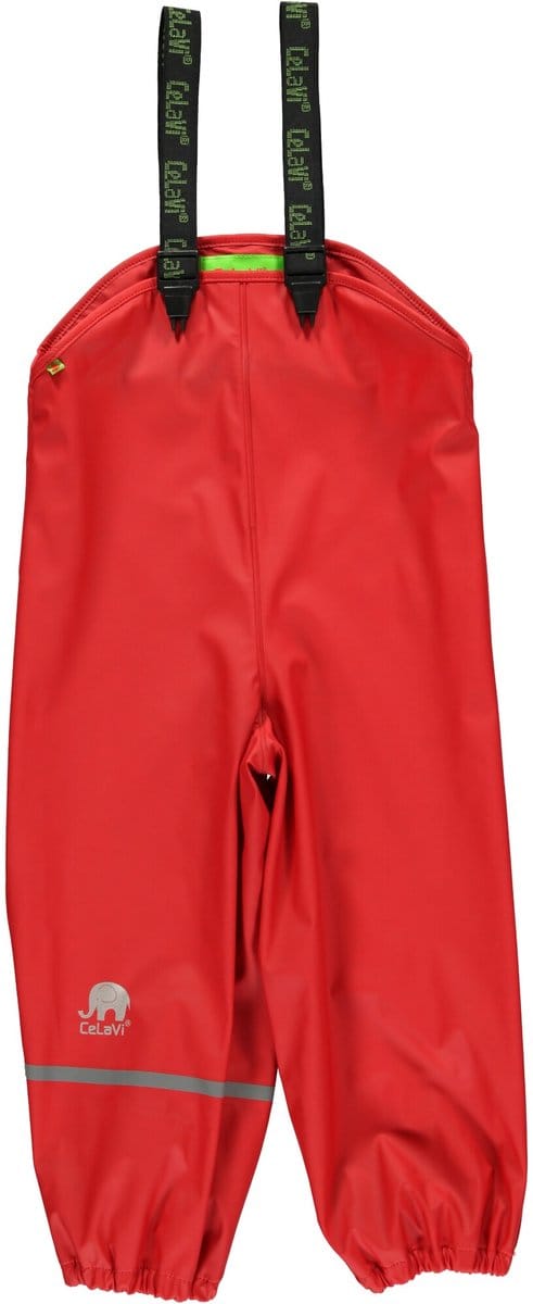 CeLaVi - Regenbroek kind - Rood - maat 70 (72-80cm)