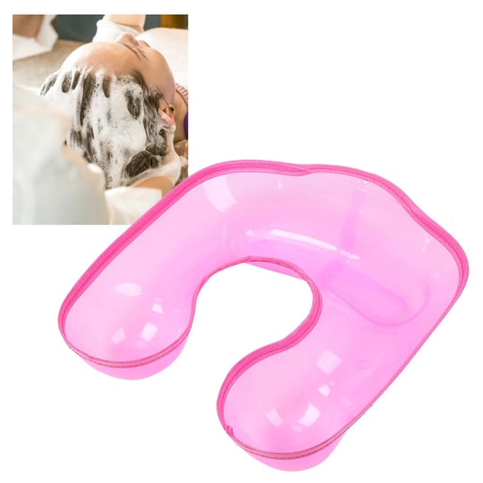Professionele haarverf Schouder Nek Tray Barber Haar Permanent Container Kappersgereedschap Roze Rood rozerode kleur