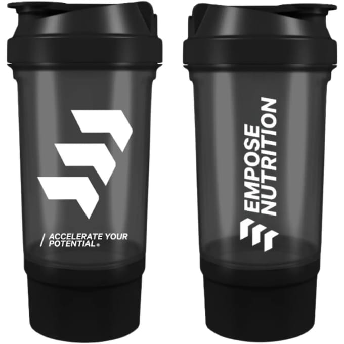 Empose Nutrition Shake Beker - 650 ml - Black - Shaker Proteine