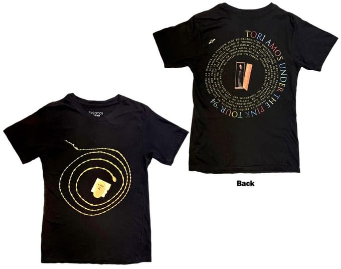 Tori Amos - Under The Pink Tour Heren Tshirt - L - Zwart