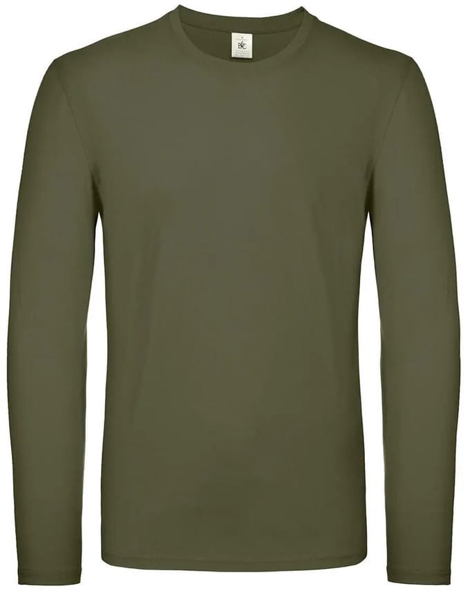 T-shirt met lange mouwen B&C E150