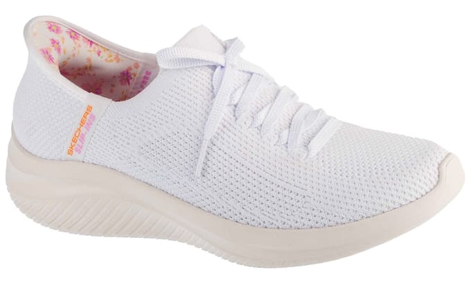 Skechers Slip-Ins: Ultra Flex 3.0 - Morning Blosso, Vrouwen, Wit, Sneakers, maat: 41