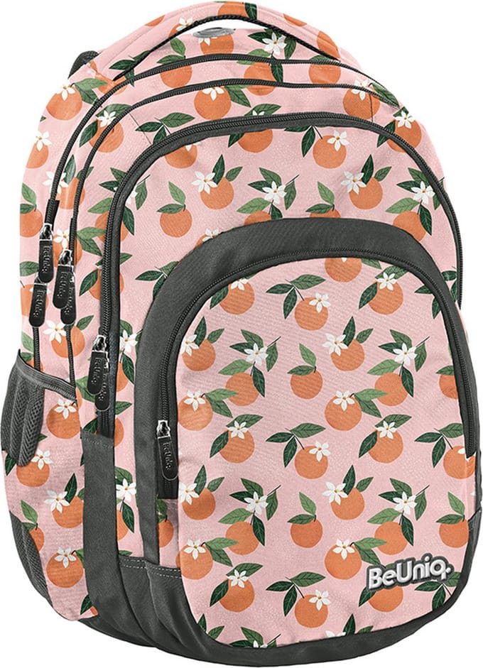 BeUniq Rugzak, Orange - 41 x 30 x 24 cm - Polyester