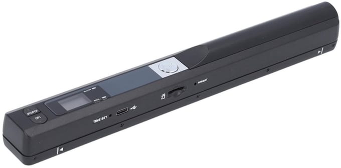 Allecto - Draagbare Scanner - Documenten scannen - HD 900DPI - Zwart - Mobiele Handscanner - Voor thuis en kantoor - Compact formaat