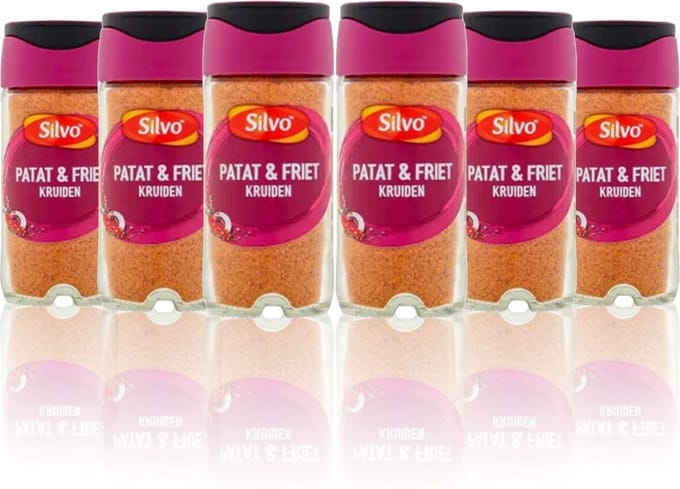 Silvo® | 6 x Shake It Patat en Friet kruiden 83 gram | multipack |