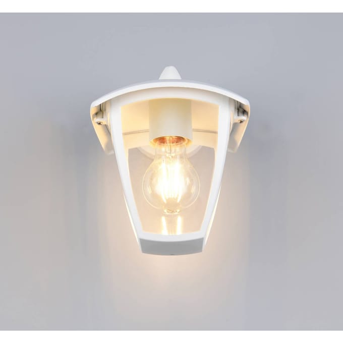 Trio Lighting Buitenwandlamp VENTA, wit, fitting onderaan, hoogte 24 cm IP44