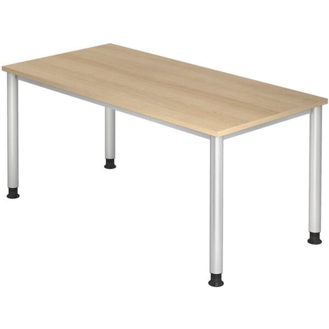 HILO 16 S | Bureau - 160 x 80 Eiken Tafelhoogte I In hoogte verstelbaar