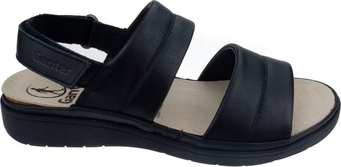 Ganter - 200521 - Dames slippers - Kleur: Zwart - Maat: 41