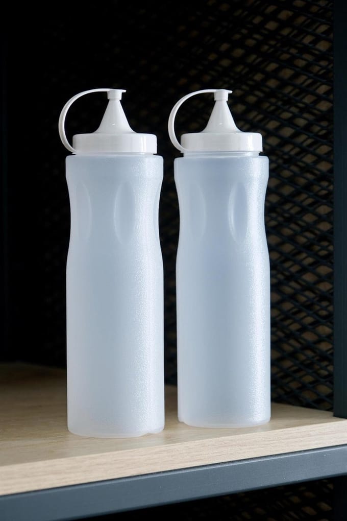 Sunplast sc-403 - Sausfles - Met witte Dop - 700 ml - 1x