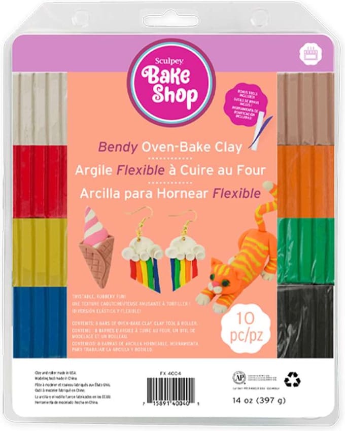 Bake shop bendy clay - soepele klei - Sculpey