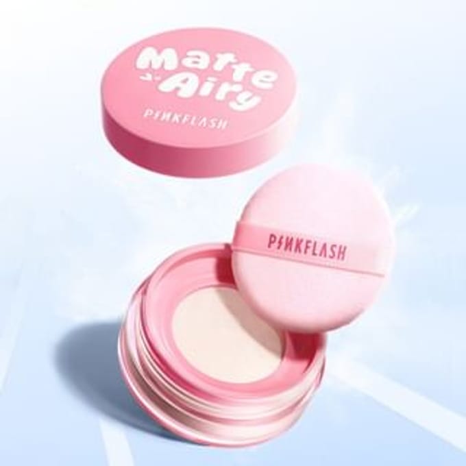 PINKFLASH - Airy Matte Loose Powder - 3 Colors #NU01 Translucent - 5g