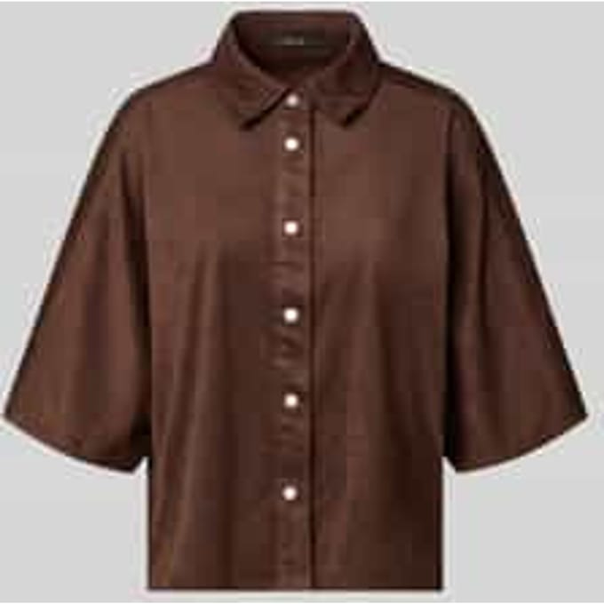 Boxy fit blouse met 1/2-mouwen model 'Fermes'