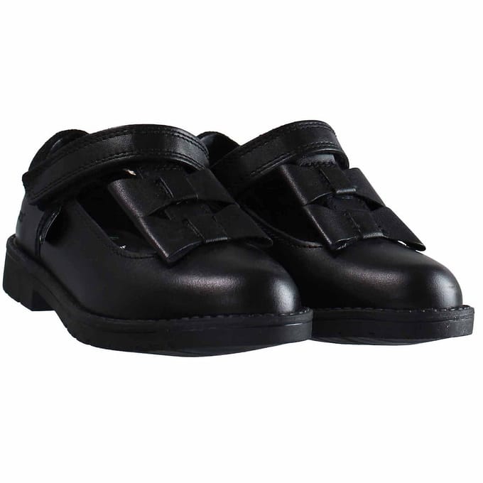 Kickers Lachly Strik Kinderschoenen Zwart