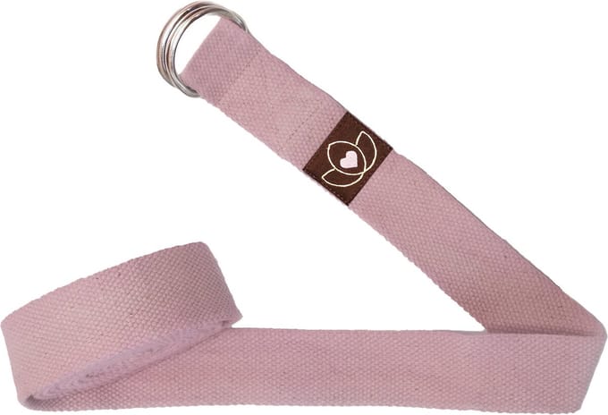 Yoga riem / strap extra lang oudroze - Lotus