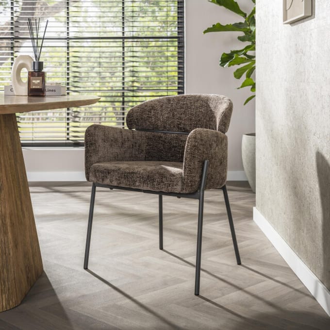 Hoyz Collection - Armstoel Curva Verpakt Per 2 - Hoven Taupe
