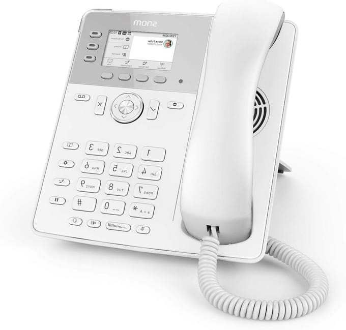 VoIP Telefoon - SIP Bureautelefoon - Professioneel Bellen - Zelflabelende Functietoetsen - Niet gespecificeerd - Wit