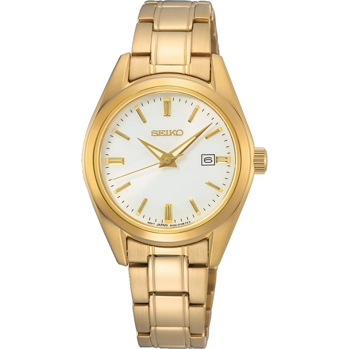 Seiko New Link SUR632P1 Dames Horloge - 30 mm