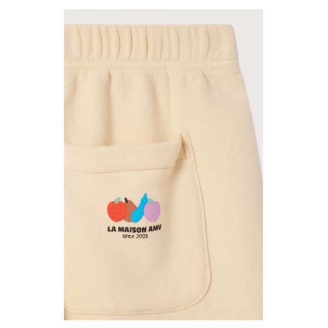 American Vintage Atubay Shorts Ecru Atu09ae26
