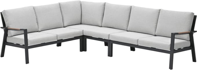 Garden Impressions Lissabon lounge dining set R 4-delig - valley sand