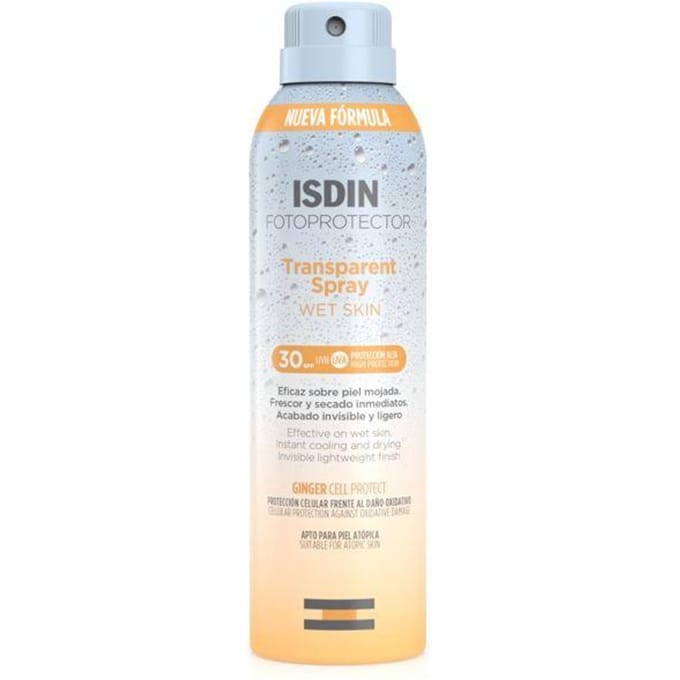 ISDIN - Fotoprotector ISDIN Transparante Spray Natte Huid SPF30 250 ml