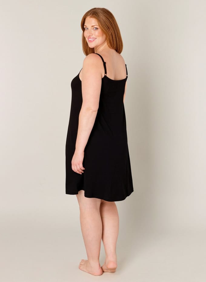 BASE LEVEL CURVY Alissa Tuniek - Black - maat 3(52)
