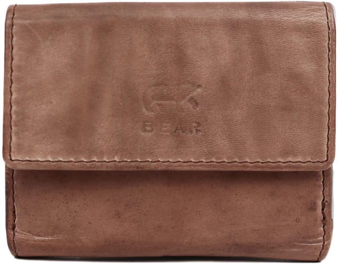 Bear Design Portemonnee CL14618 Jolie - Pewter – Van leer – Bear Design Jolie CL14618 is een kleine leren portemonnee voor wie alleen het nodige mee wil nemen