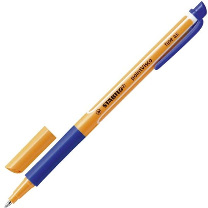 Rollerpen STABILO PointVisco 1099/41 fijn blauw